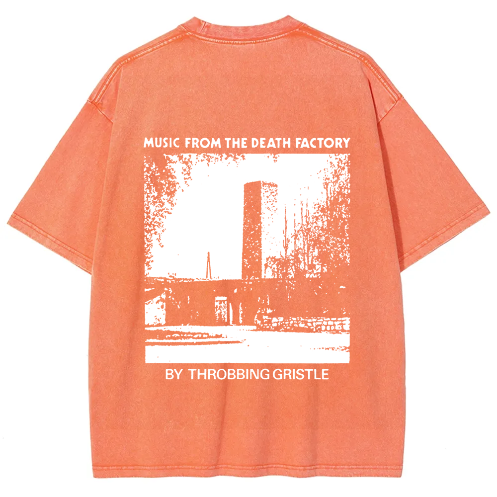 Music From The Death Factory - Throbbing Gristle Band t-Shirt