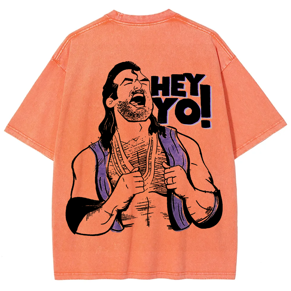 WWE Razor Ramon-Scott Hall HEY YO Casual Printed t-Shirt
