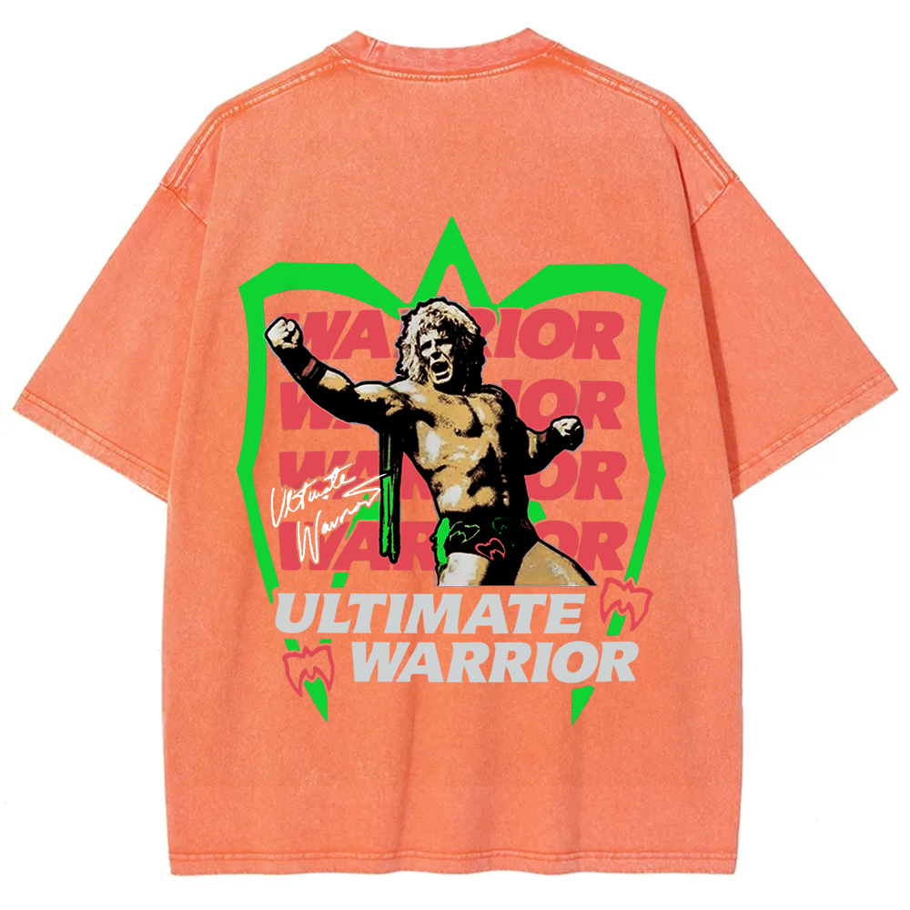WWE Ultimate Warrior Wrestling Casual Printed t-Shirt