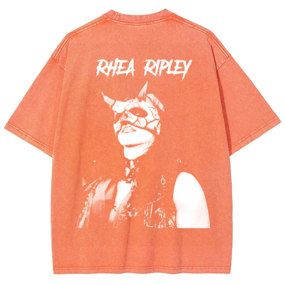 WWE Rhea Ripley The Mask Washed t-Shirt
