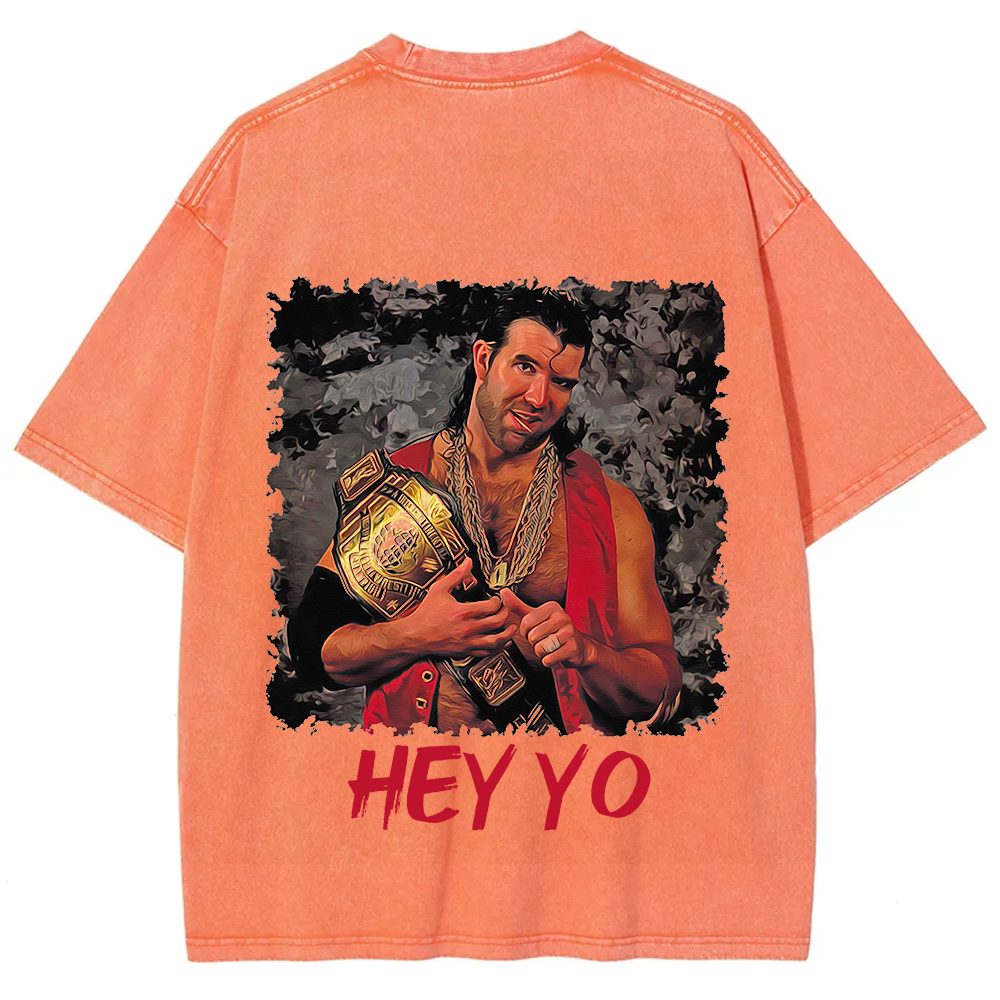 WWE Razor Ramon-Scott Hall HEY YO Casual Printed t-Shirt