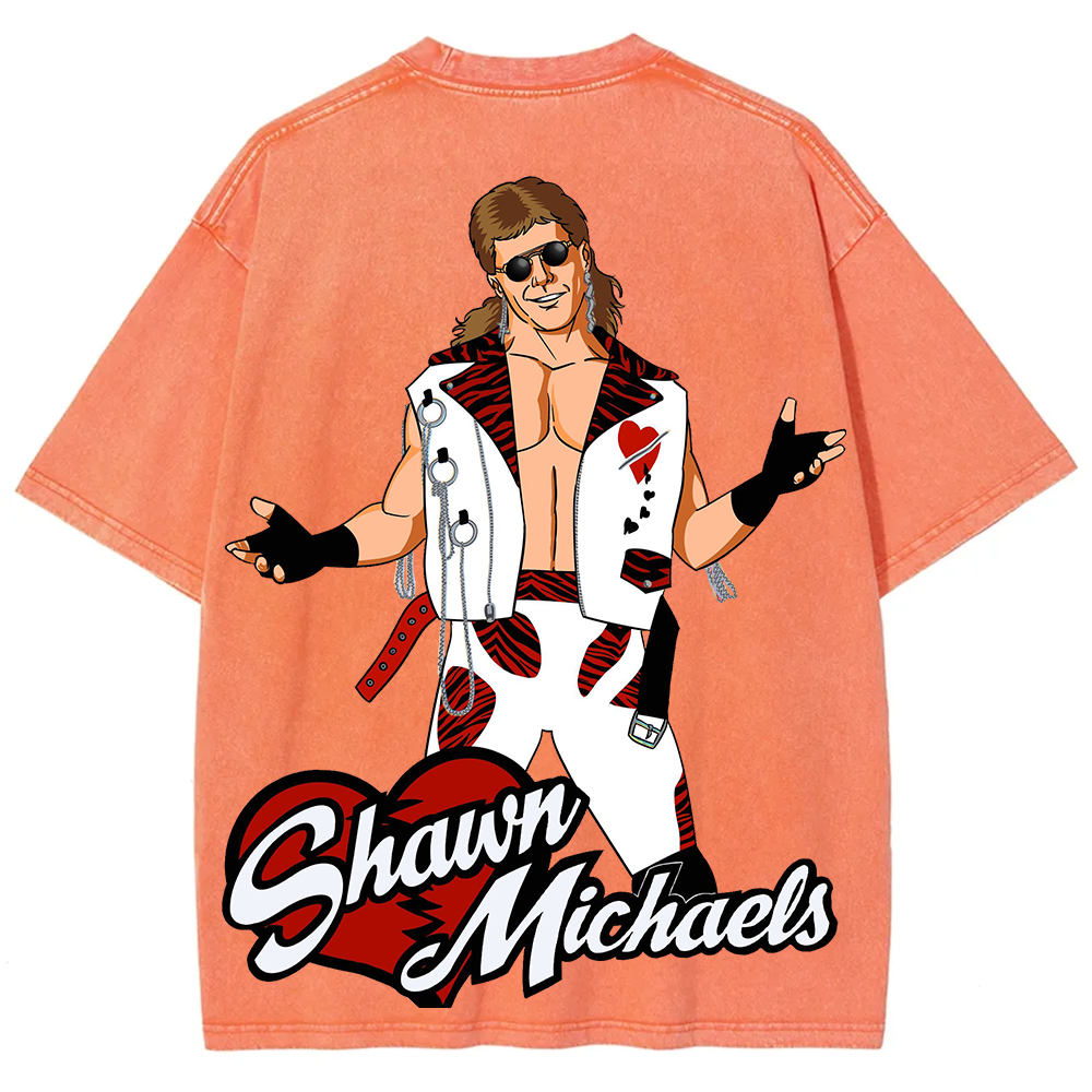 WWE Shawn Michaels Casual Printed t-Shirt