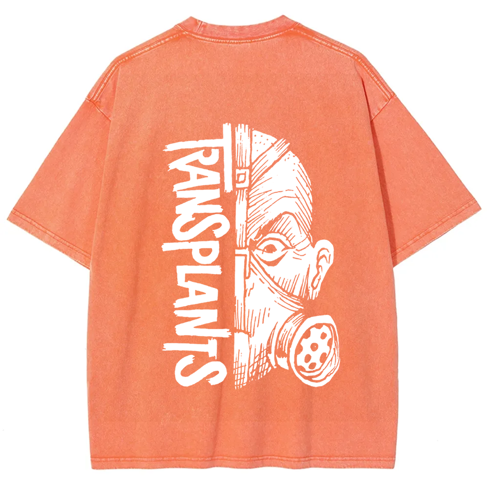 Unisex Vintage Washed Transplants Band t-Shirt