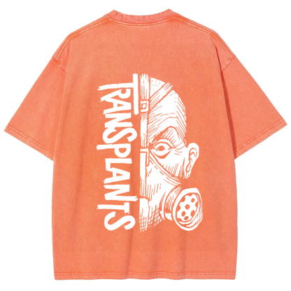 Unisex Vintage Washed Transplants Band t-Shirt