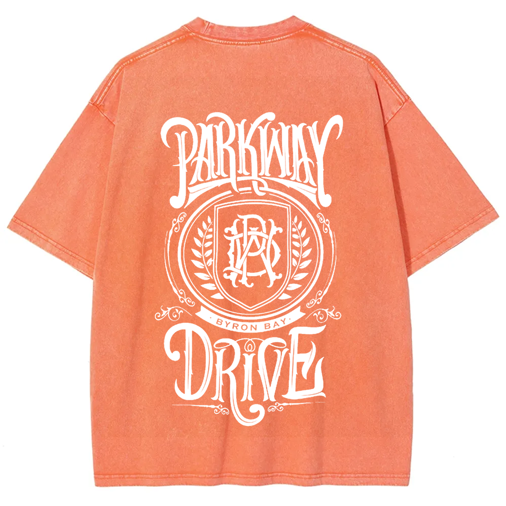 Unisex Vintage Washed  Parkway Drive Band t-Shirt