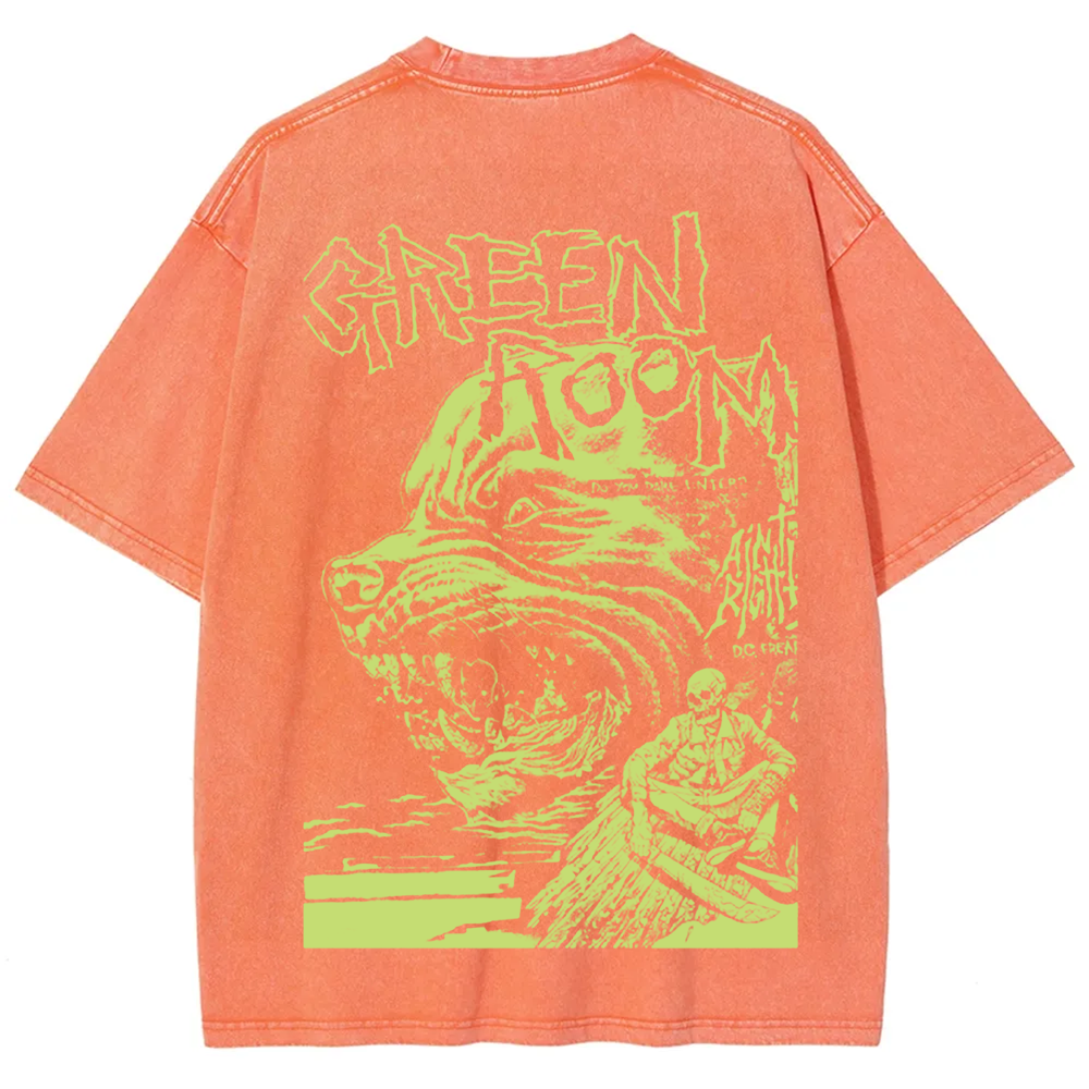 Unisex Vintage Washed  Green room horror movie 2015 t-Shirt