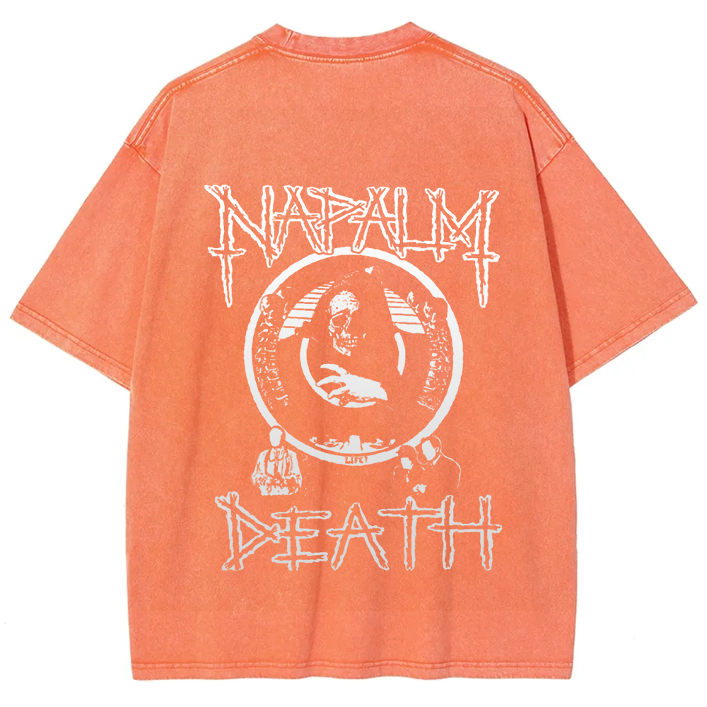 Unisex Vintage  Napalm Death Ban  t-Shirt