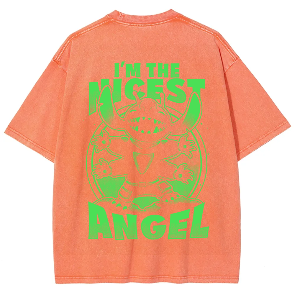 Unisex Vintage Cute Alien Nice Angel t-Shirt