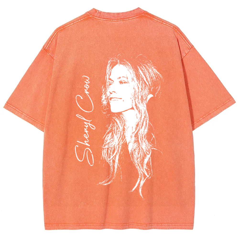 Unisex Vintage  Sheryl Crow Singer t-Shirt