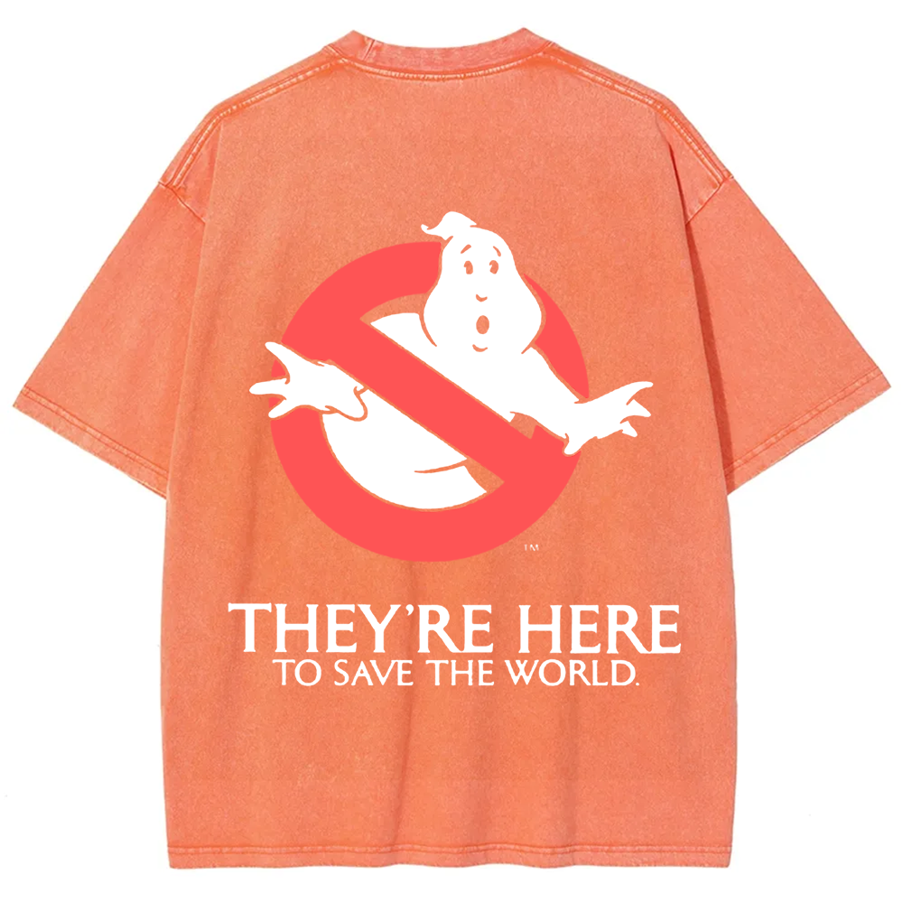 Unisex Vintage  Ghostbusters Horror Movie  t-Shirt