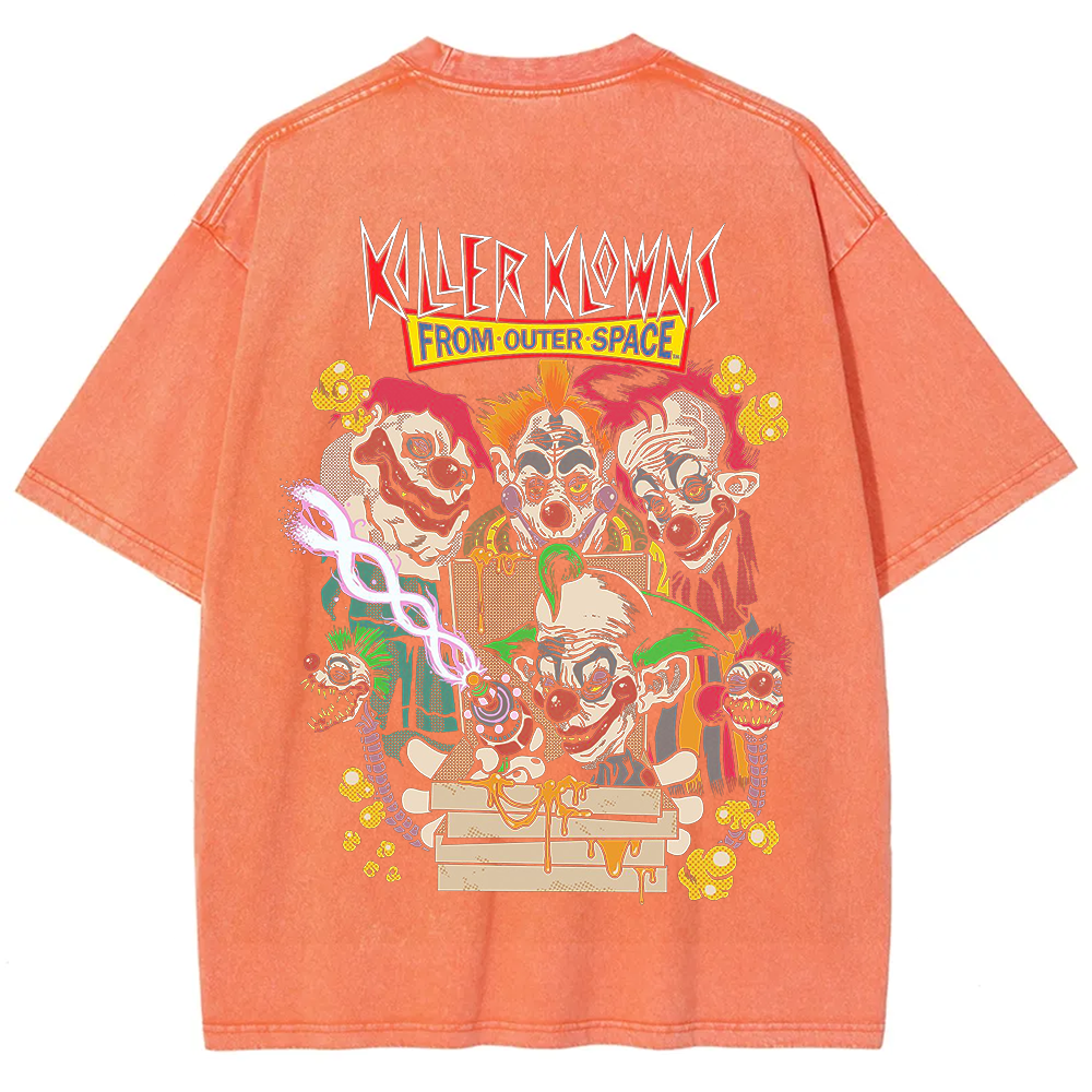 Unisex Vintage Killer Klowns from Outer Space Horror Movie t-Shirt