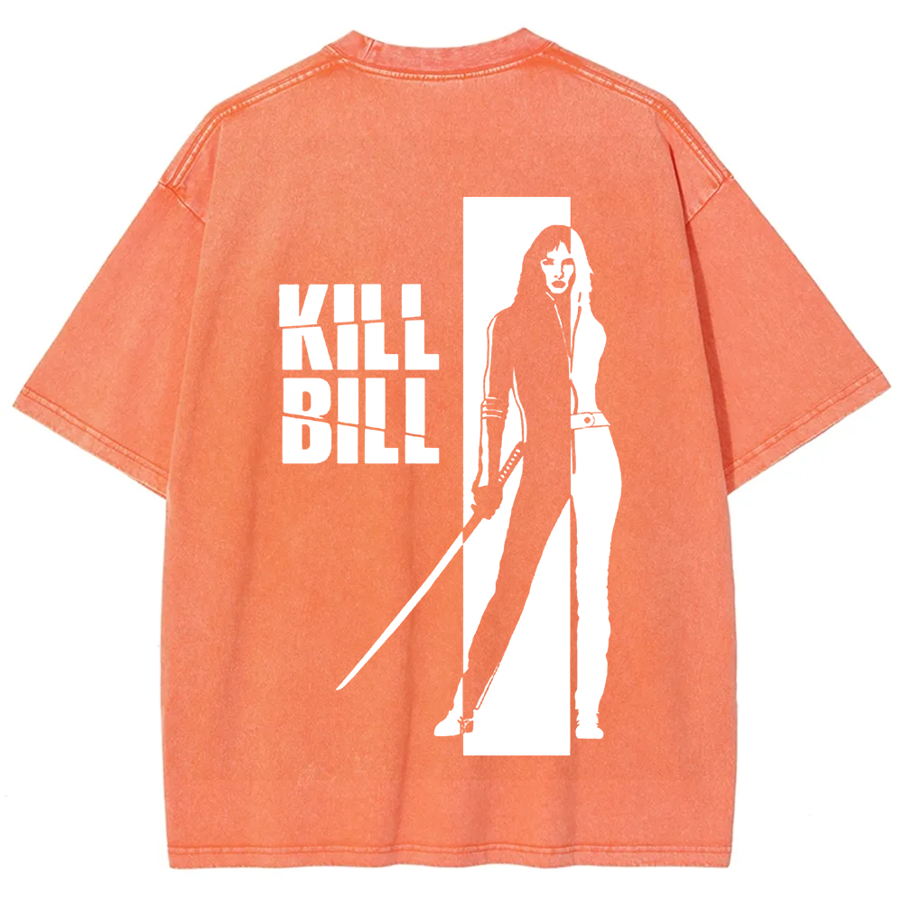 Unisex Vintage  Kill Bill Horror Movie t-Shirt