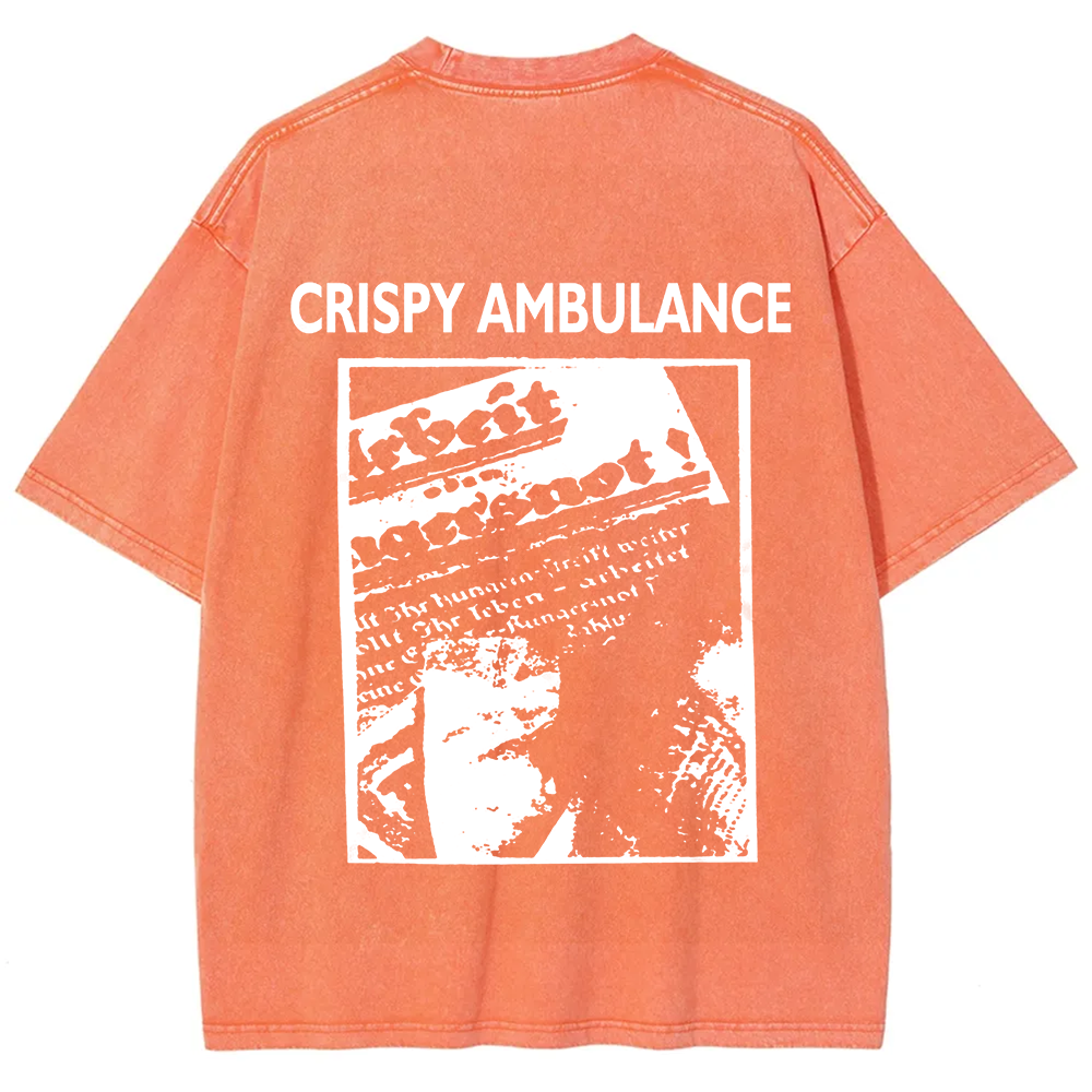 Unisex Vintage Crispy Ambulance Band t-Shirt