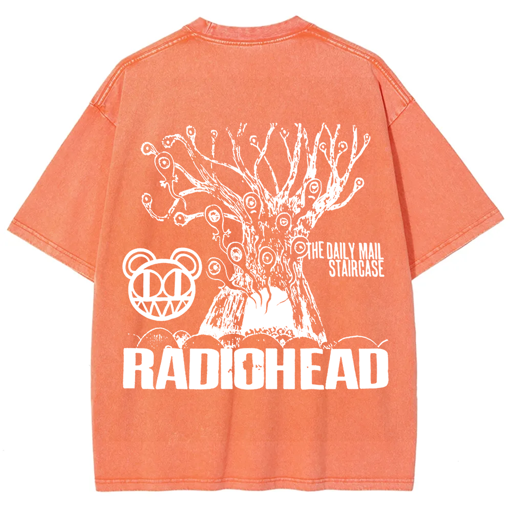 Unisex Vintage  Radiohead Band t-Shirt