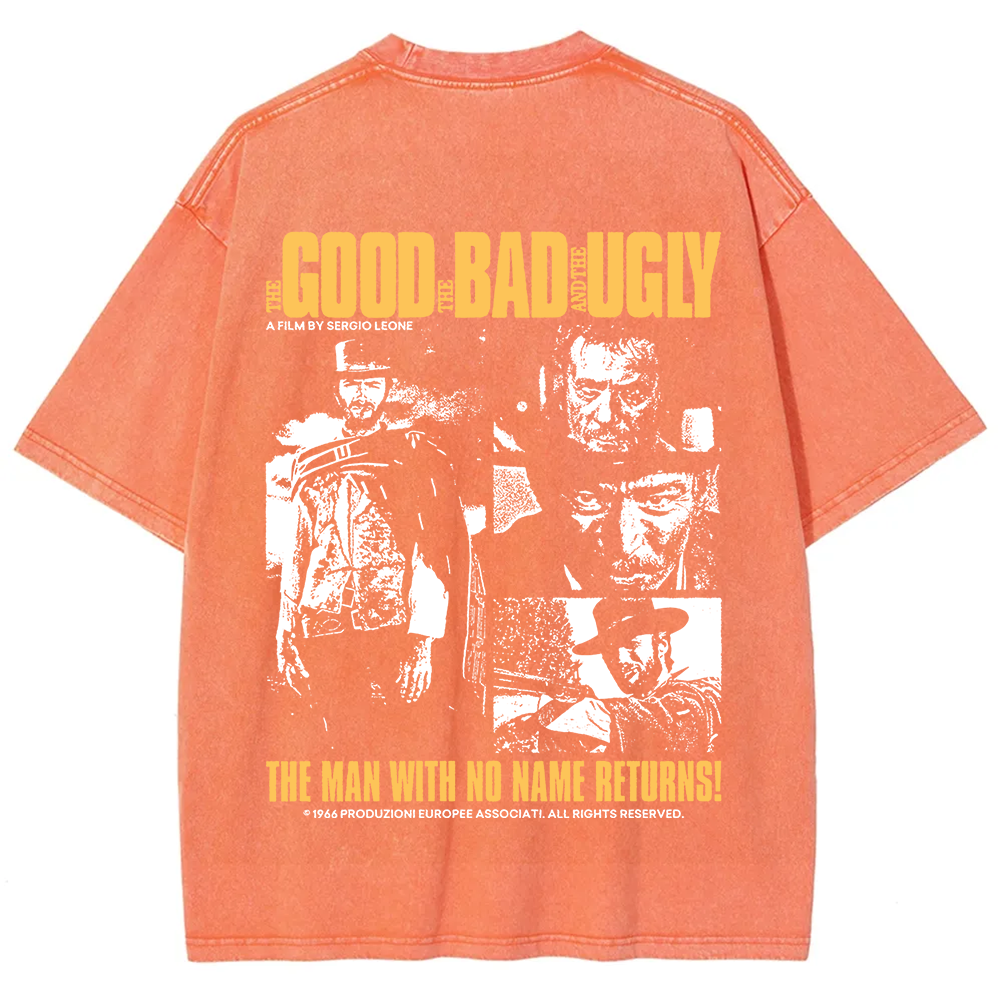 Unisex Vintage  The good, the bad and the ugly movie t-Shirt