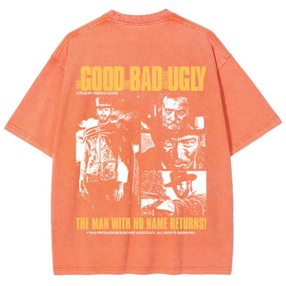 Unisex Vintage  The good, the bad and the ugly movie t-Shirt