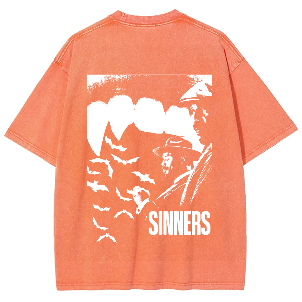 Unisex Vintage Sinners 2025 Horror Movie t-Shirt