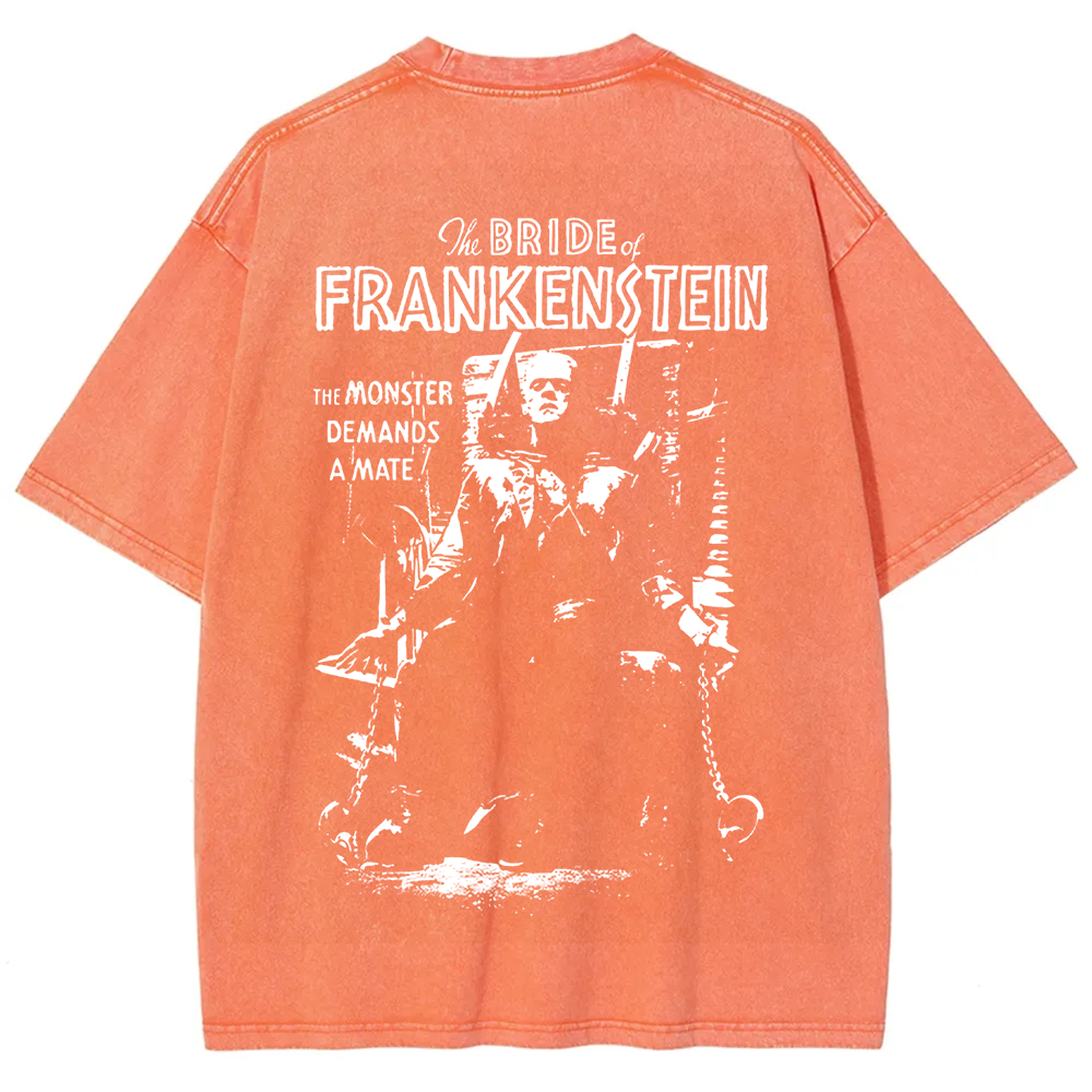 Unisex Vintage Bride of Frankenstein Horror Movie t-Shirt