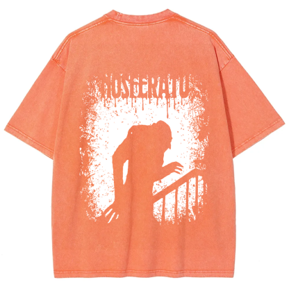 Unisex Vintage   Nosferatu 1922 Horror Movie  t-Shirt