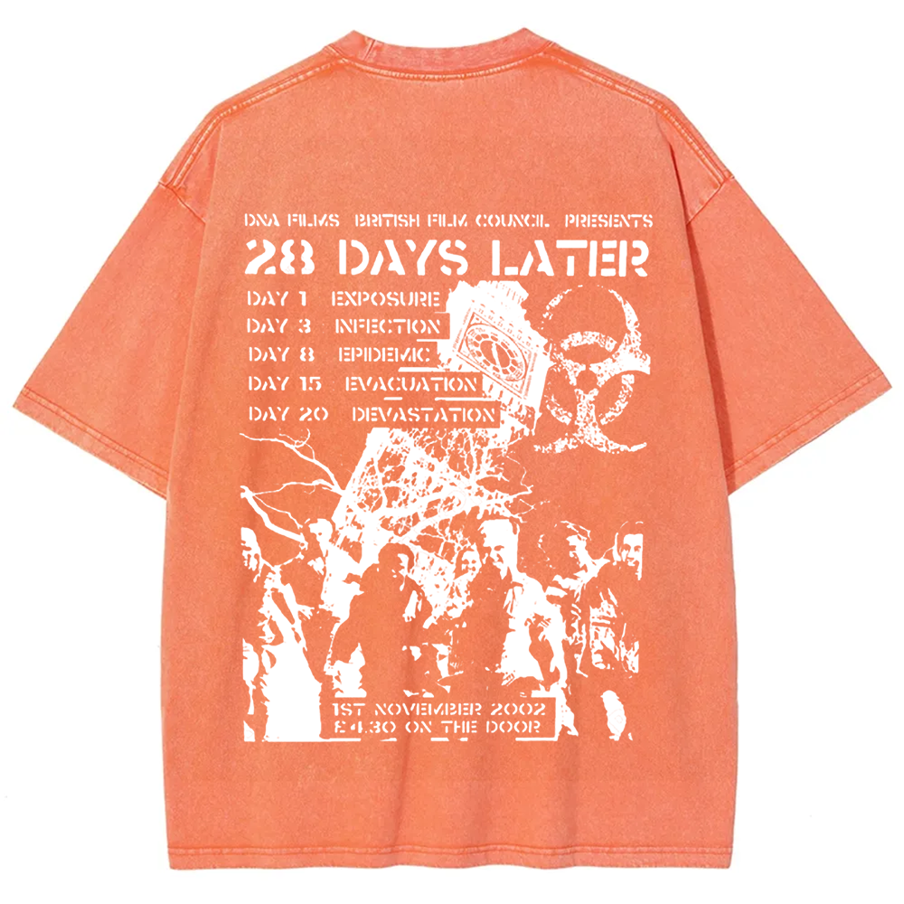 Unisex Vintage 28 Days Later Horror Movie  t-Shirt