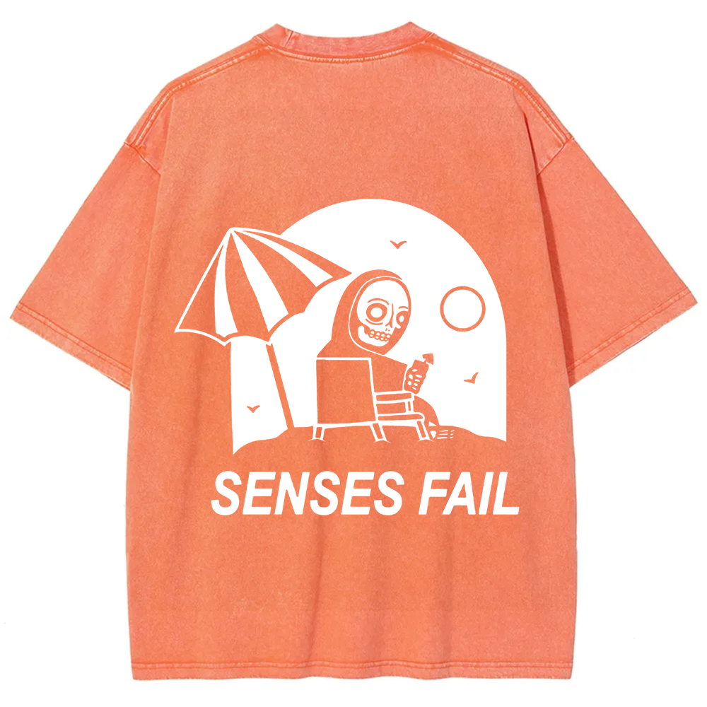 Unisex Vintage Senses Fail Band  t-Shirt