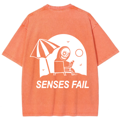 Unisex Vintage Senses Fail Band  t-Shirt
