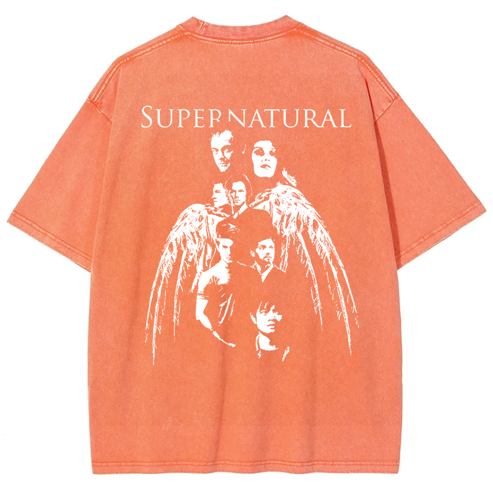 Unisex Vintage Supernatural TV Series t-Shirt