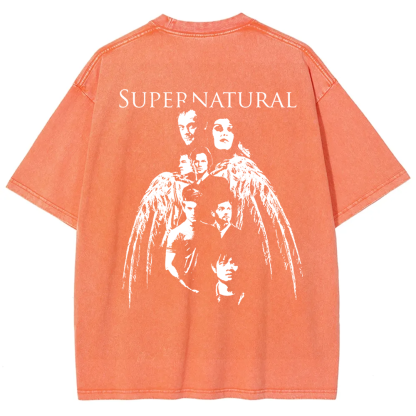 Unisex Vintage Supernatural TV Series t-Shirt