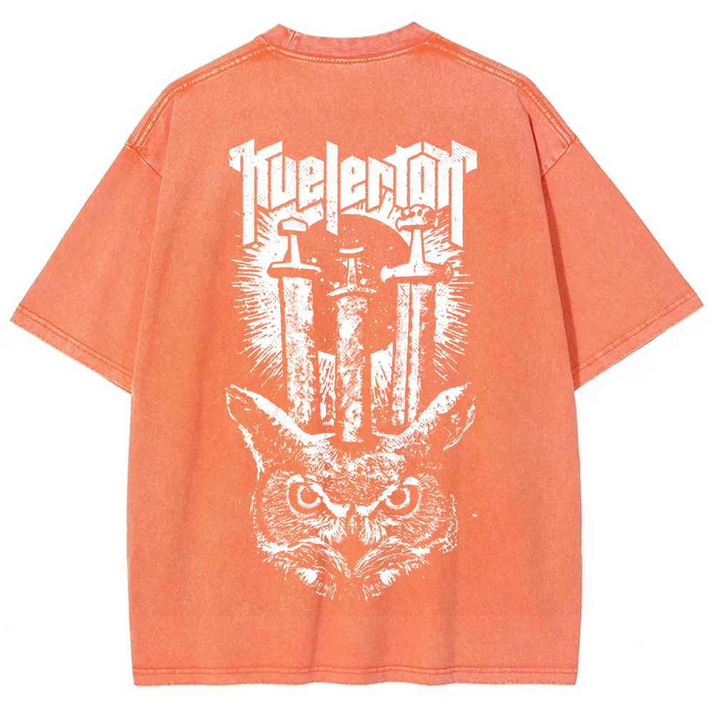 Unisex Vintage Kvelertak Band  t-Shirt
