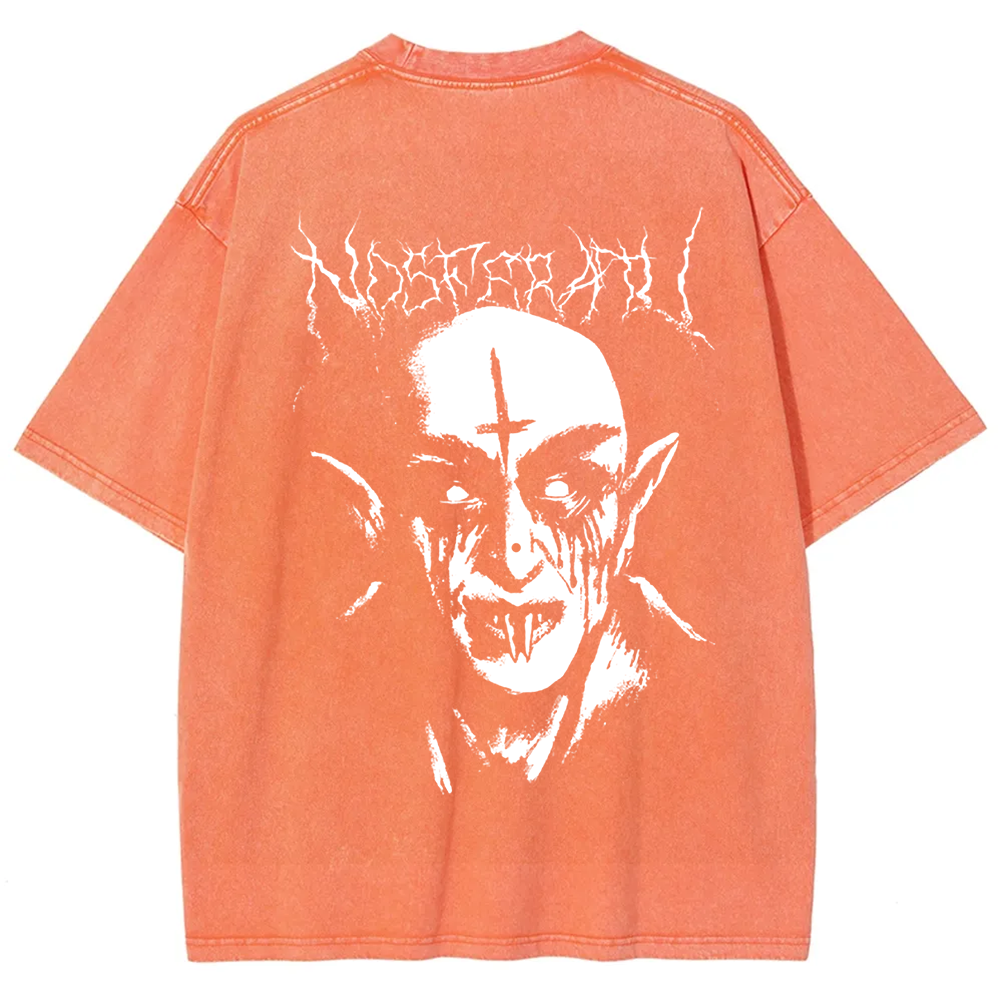 Unisex Vintage Black Metal Nosferatu Movie  t-Shirt