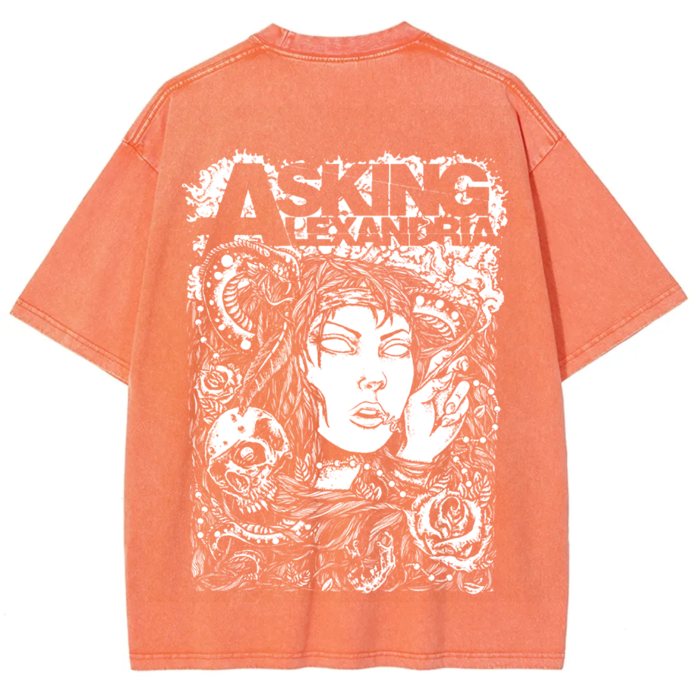 Unisex Vintage Asking Alexandria Band t-Shirt