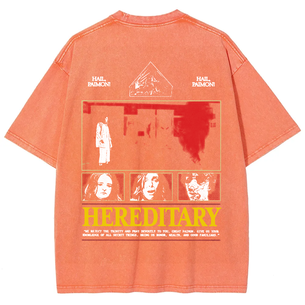 Unisex Vintage Hereditary Horror Movie  t-Shirt