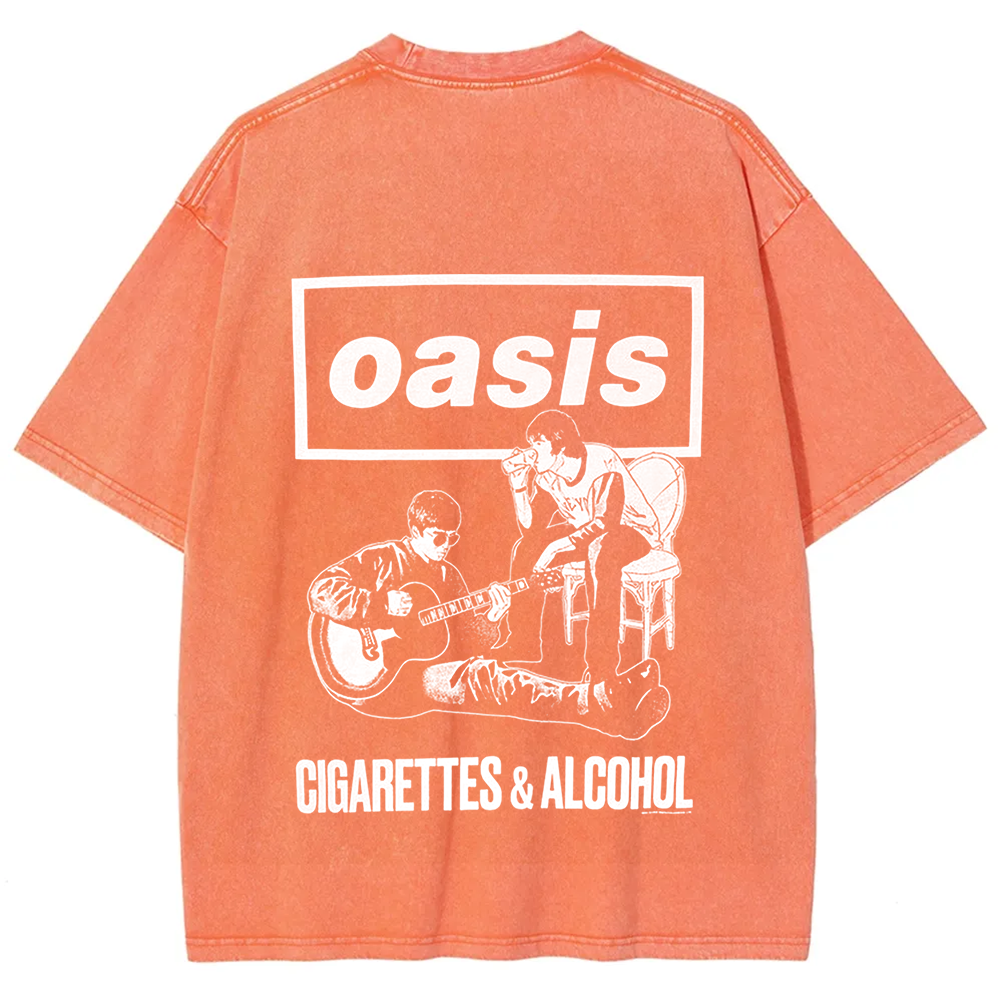 Unisex Vintage Oasis Band t-Shirt