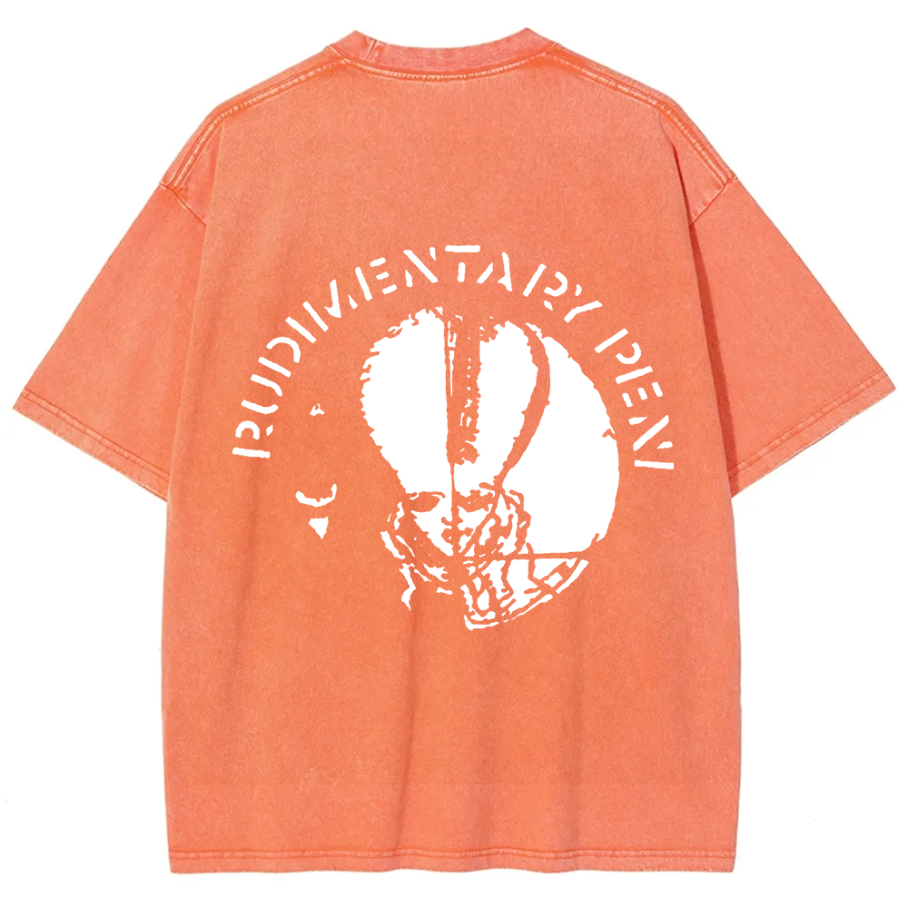 Unisex Vintage Rudimentary Peni Punk Band t-Shirt