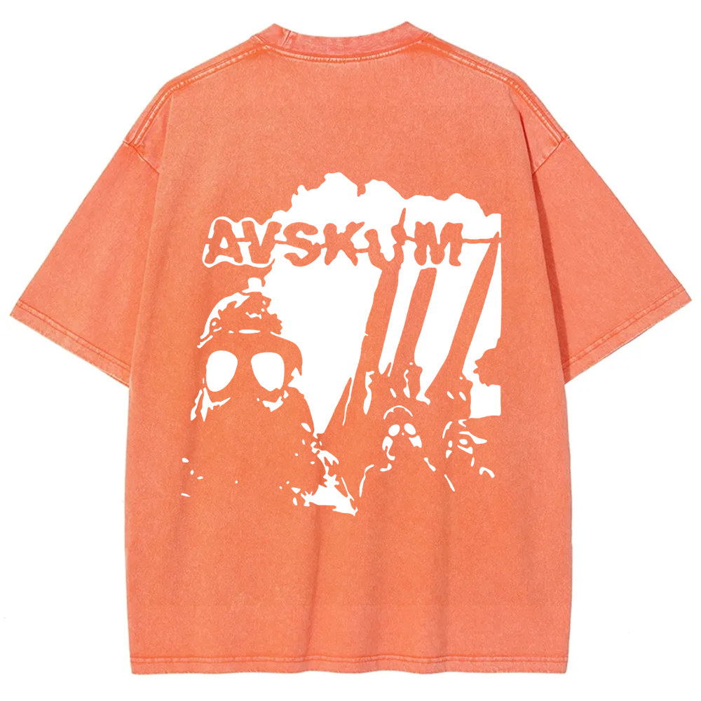 Unisex Vintage Avskum Punk Band  t-Shirt