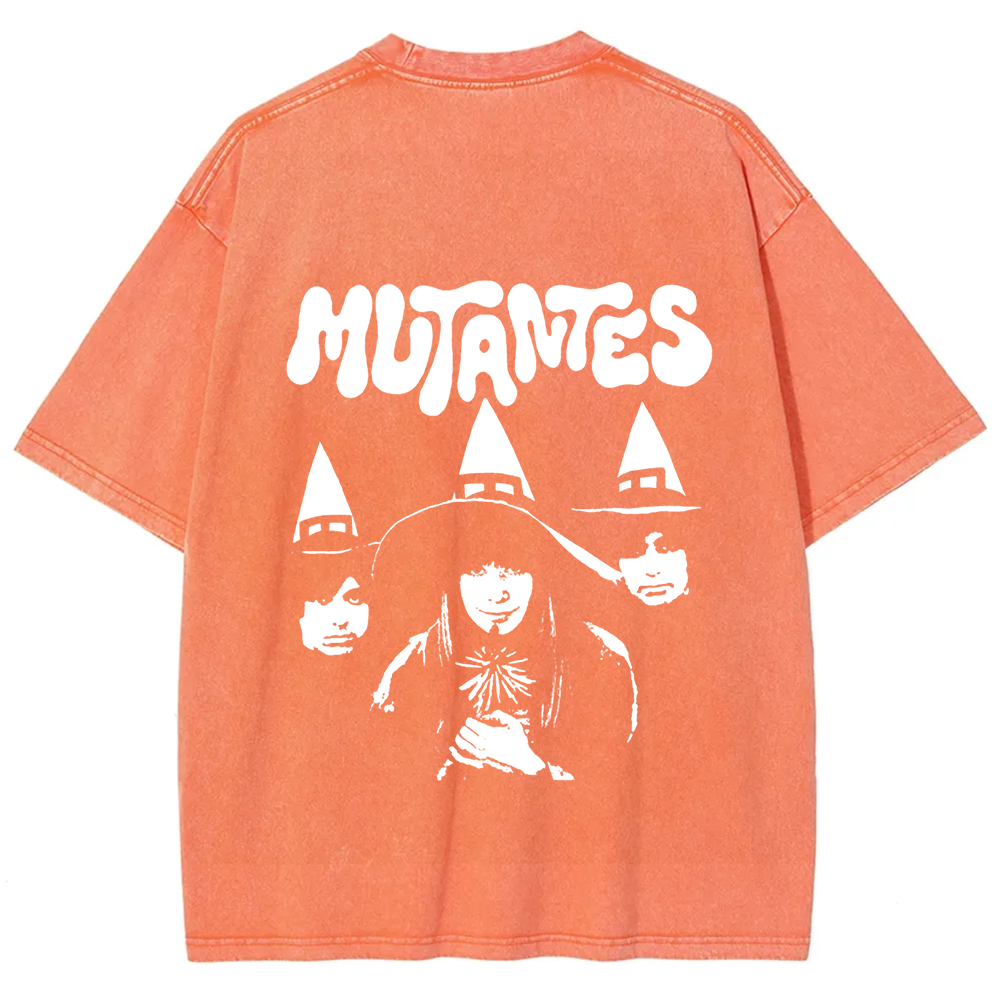 Unisex Vintage Os Mutantes Rock Band t-Shirt