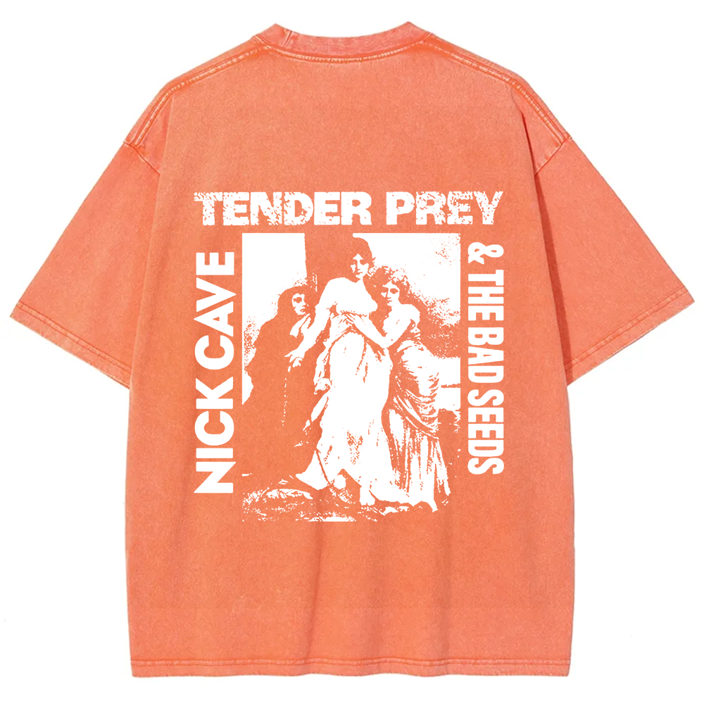 Unisex VintageNick Cave and the Bad Seeds Band Tender Prey Music t-Shirt