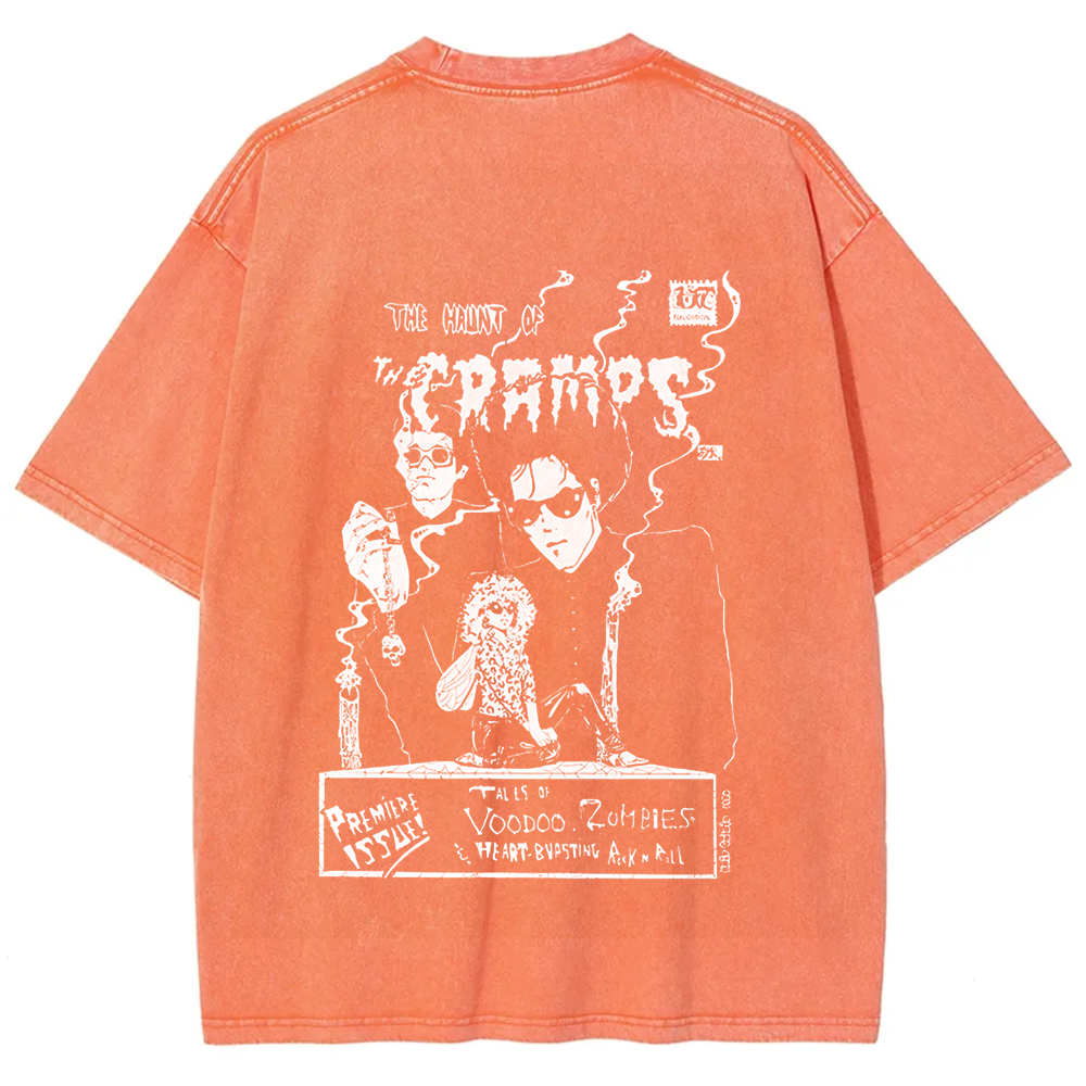 Unisex Vintage The Cramps Rock Band t-Shirt