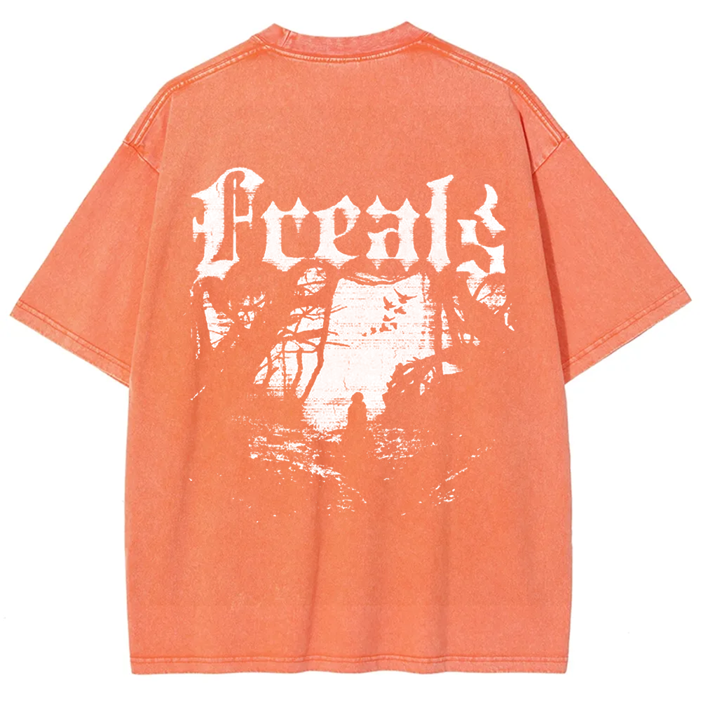 Unisex Vintage Freaks Horror Movie t-Shirt