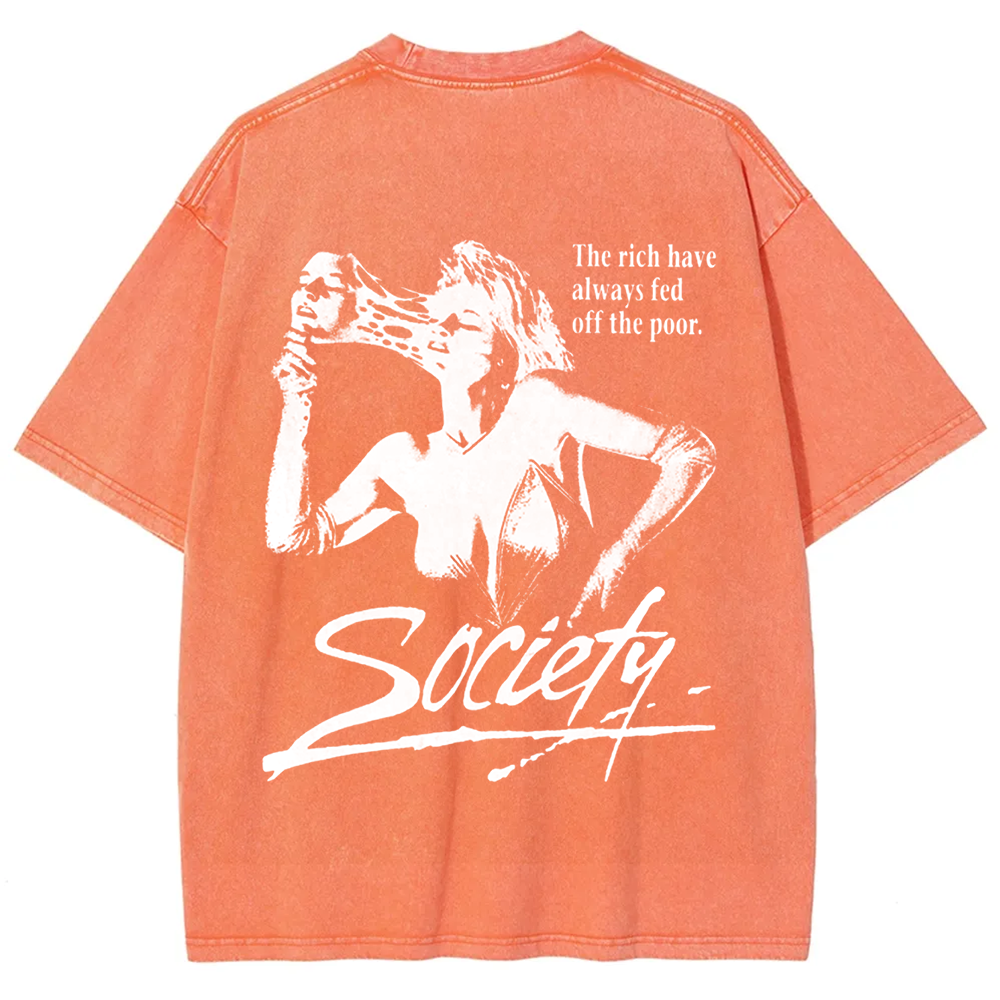 Unisex Vintage Society Film Horror Movie t-Shirt