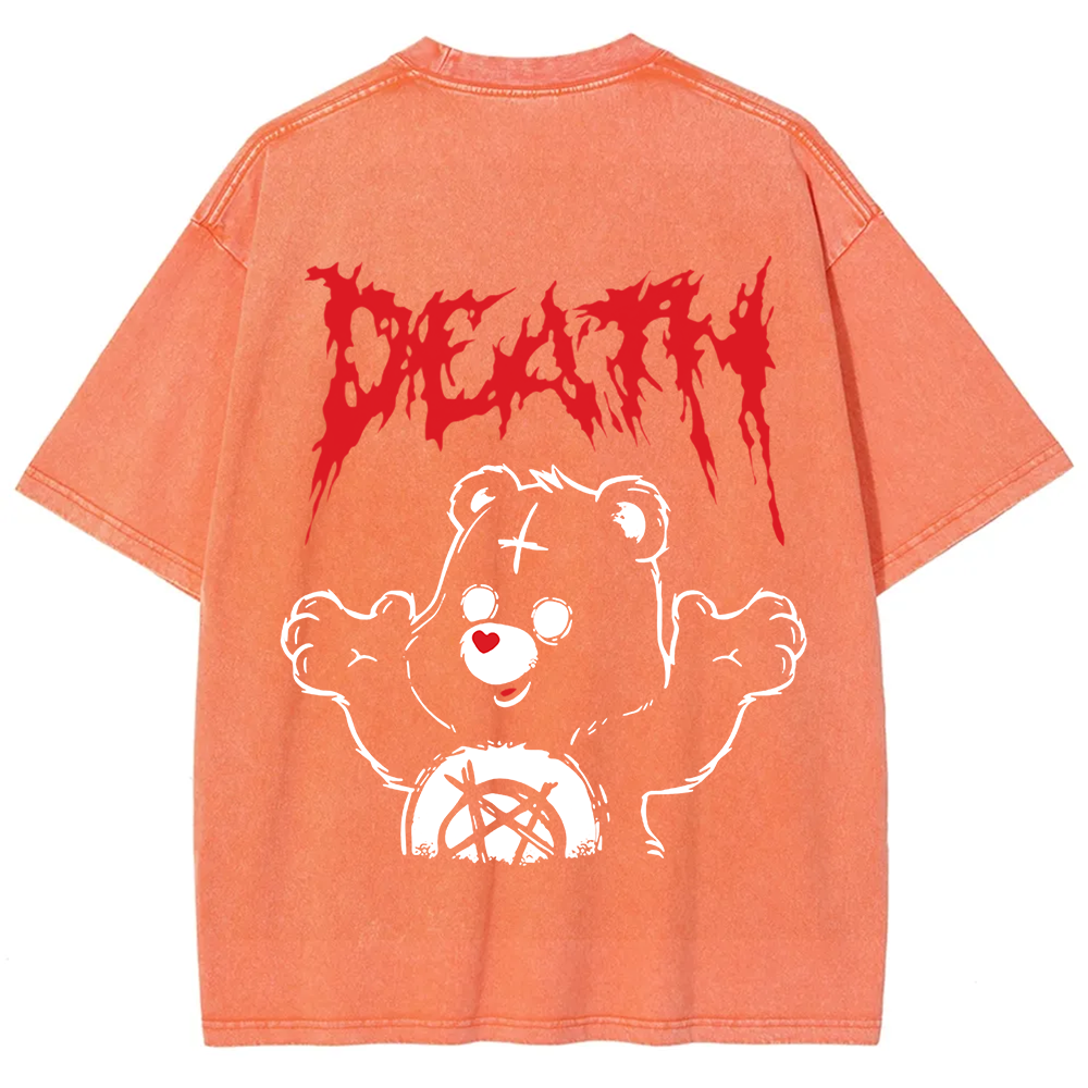 Unisex Vintage  Death Bear Care Bear TV Series  t-Shirt