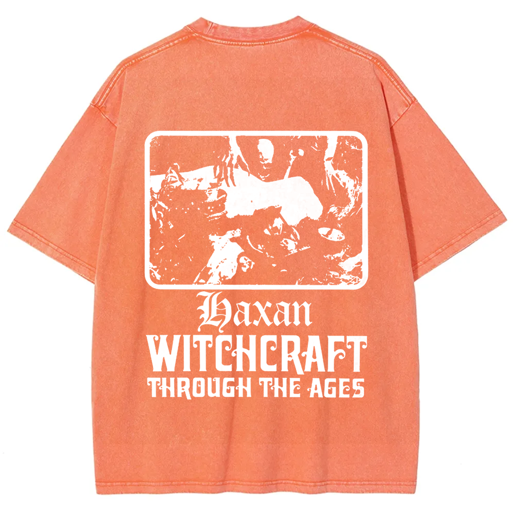 Unisex Vintage Häxan Witchcraft Through The Ages Horror Movie t-Shirt
