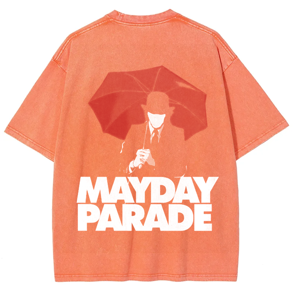 Unisex Vintage  Mayday Parade Rock Band  t-Shirt