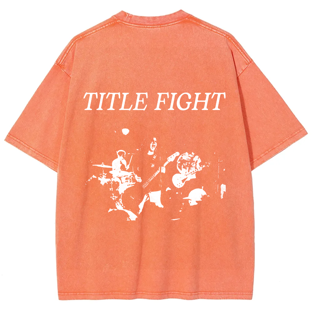Unisex Vintage Title Fight Band t-Shirt