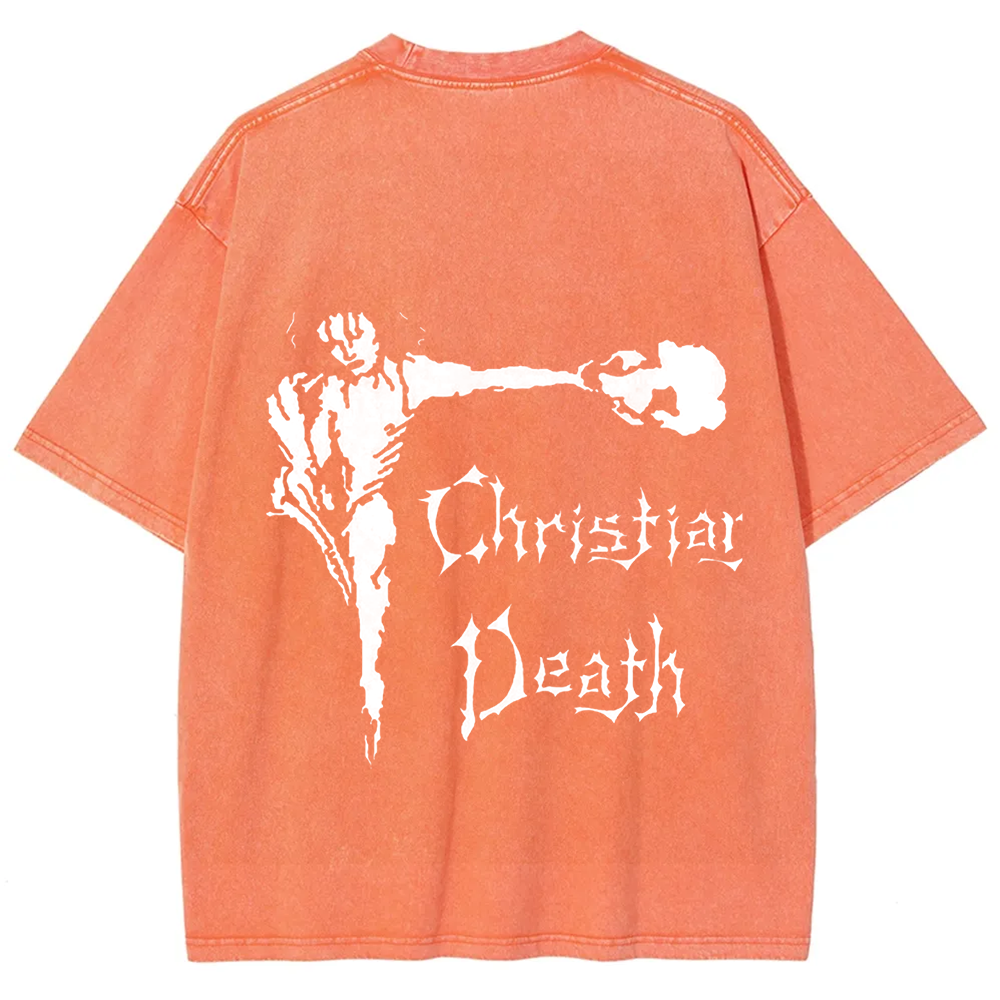 Unisex Vintage Christian Death Rock Band t-Shirt
