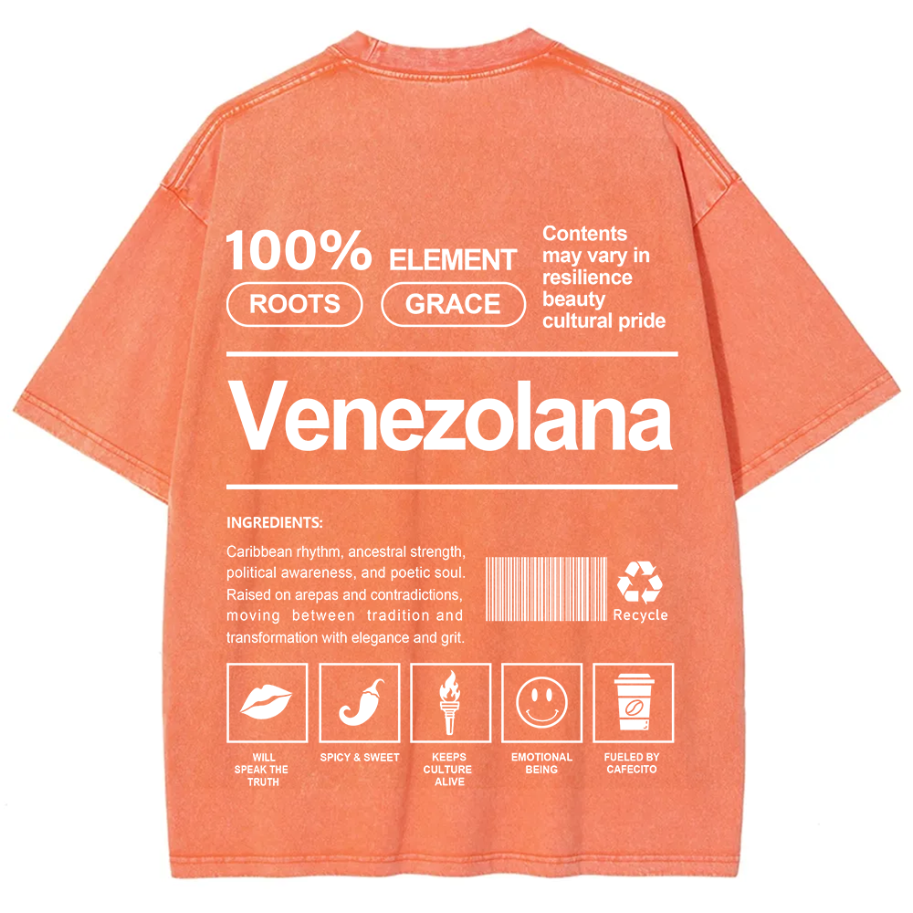 Venezolana Unisex Fit  Washed T-Shirt