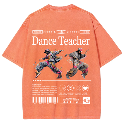 Dance Teacher Unisex Fit Washed T-Shirt