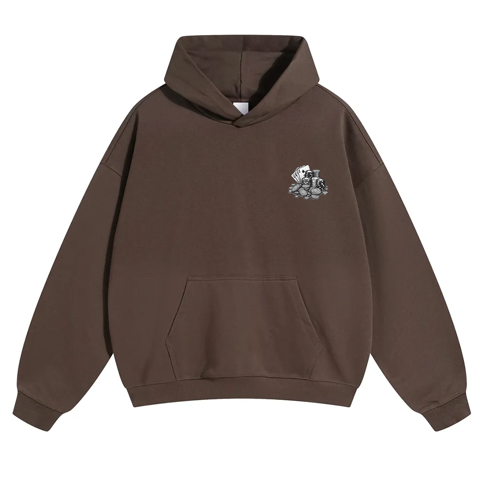Professional Gambler Unisex Solid Color Hoodie wearishow