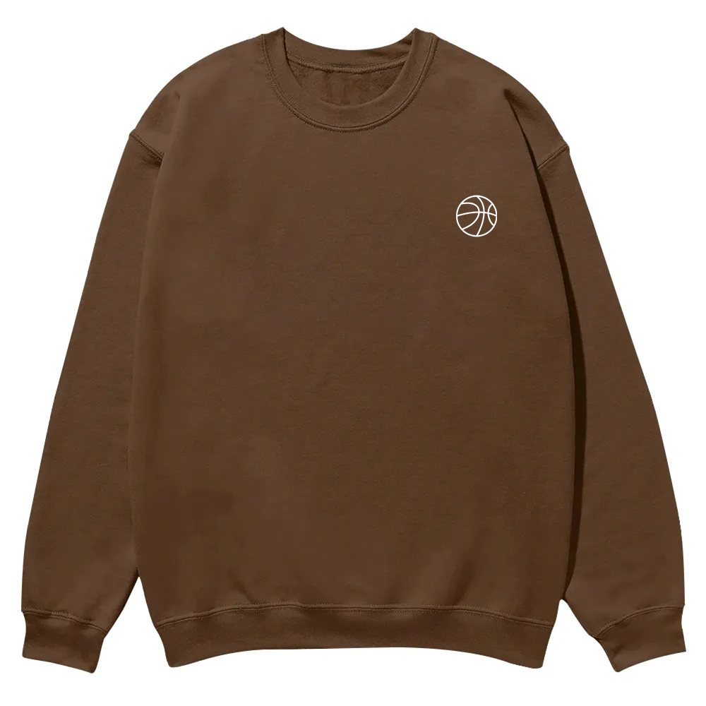Basketball Player Casual Crewneck Sweatshirt wearishow