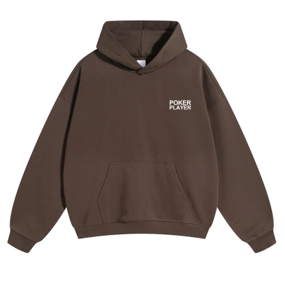 Poker Player Unisex Solid Color Hoodie wearishow